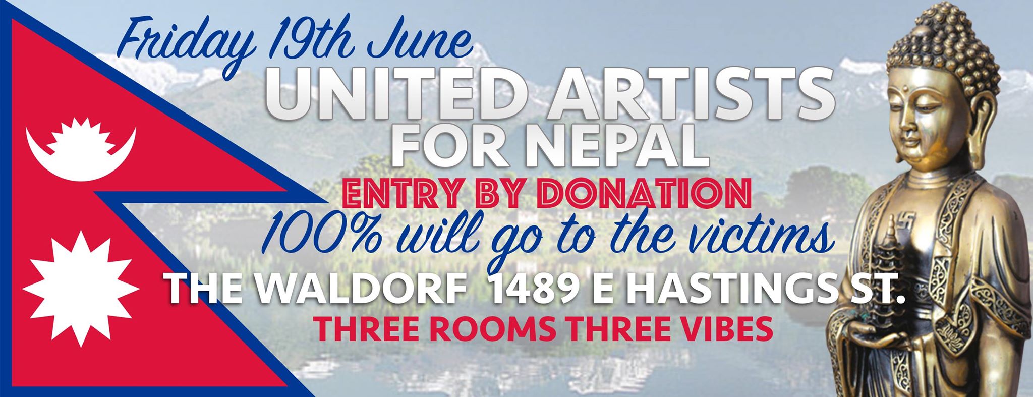 United Artist for Nepal Event in Vancouver with Miss KosmiK