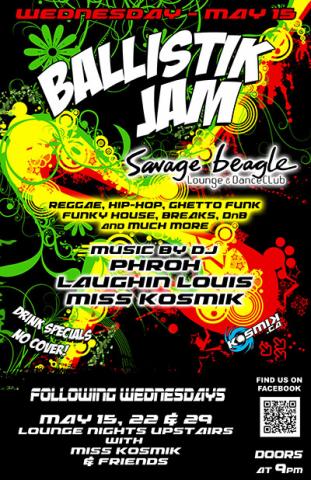 BallistiK Reggae at Savage Beagle May 15th 2013