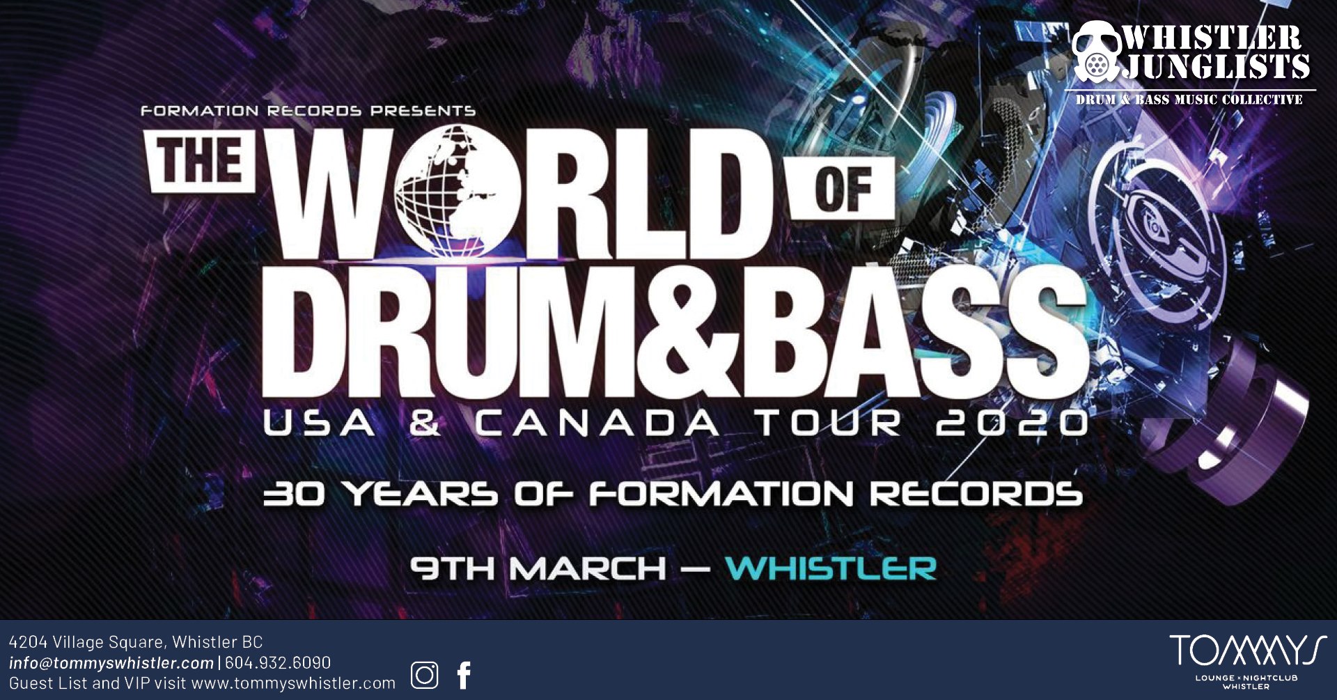 World of Drum & Bass Tour in Whistler
