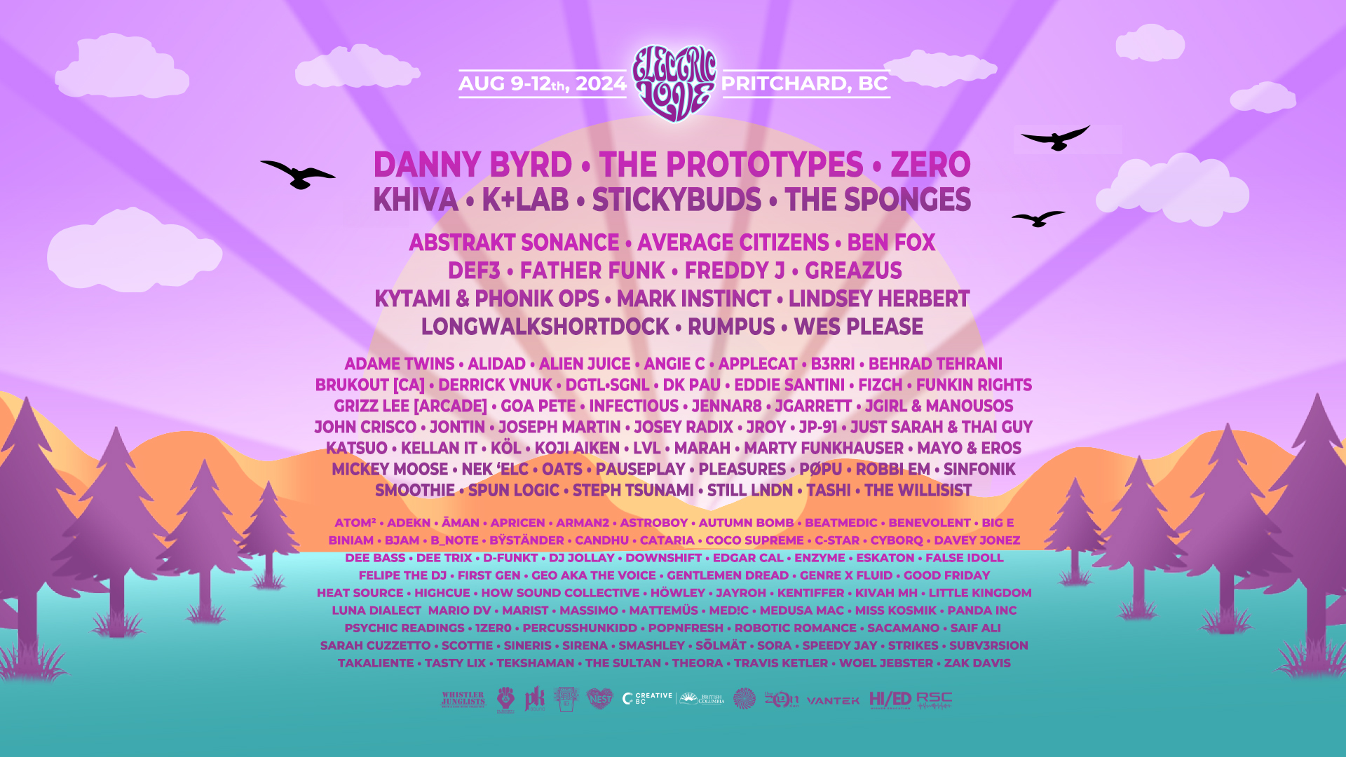 Miss Komsik play the Zen Den at Electric Love Music festival 2024