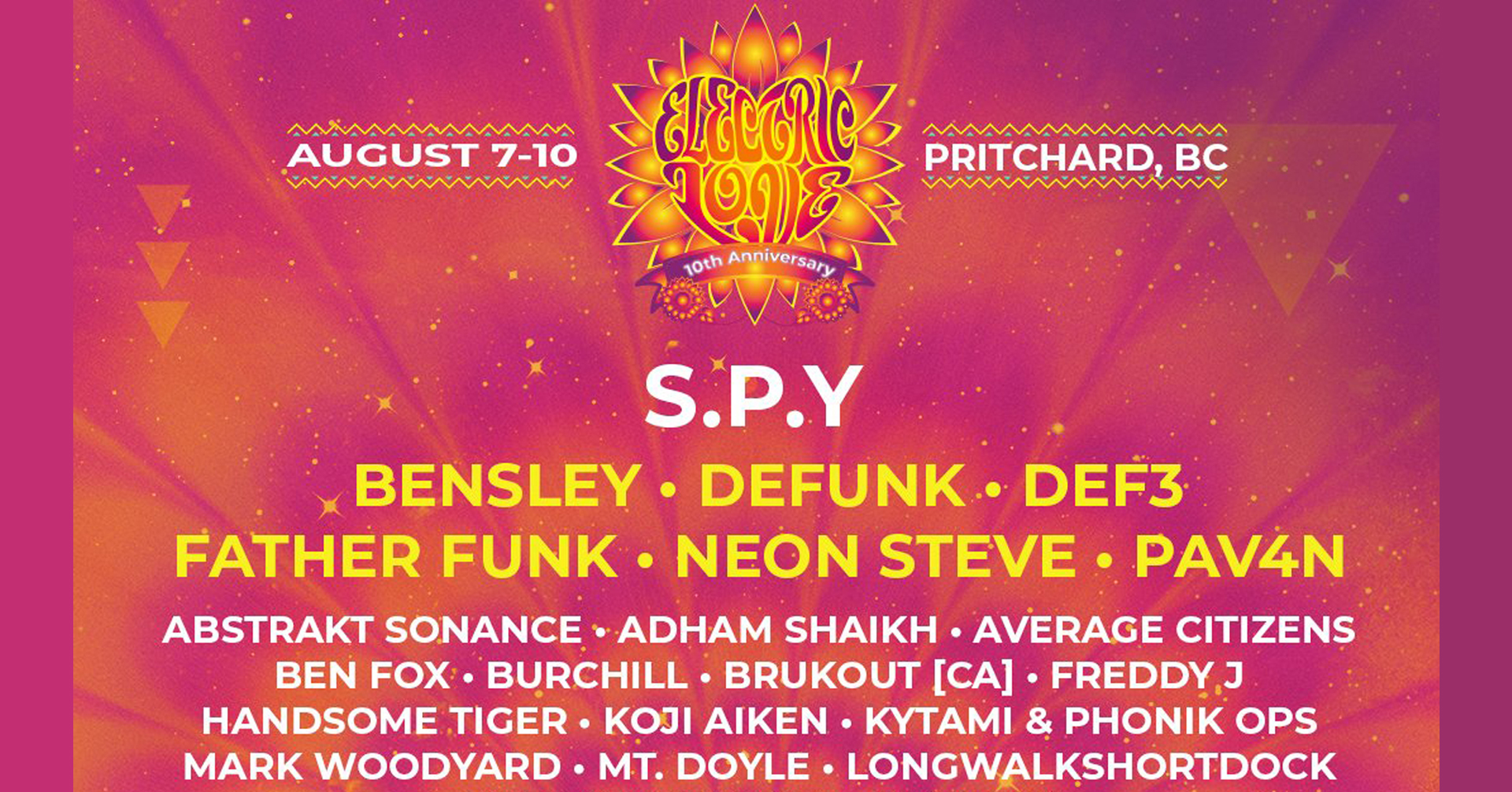 Electric Love Music Festival 2025 Linup