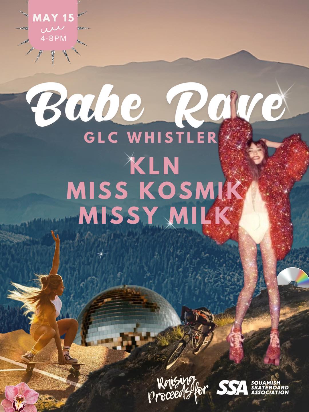 Miss KosmiK to DJ at Babe Rave in Whistler