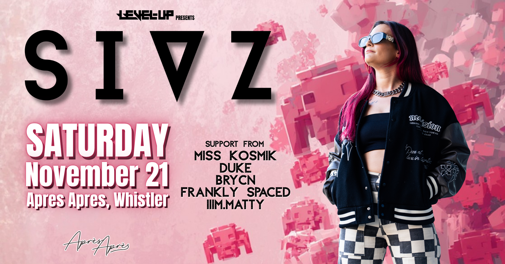 Sivz to play Level Up in Whistler on November 21 2026
